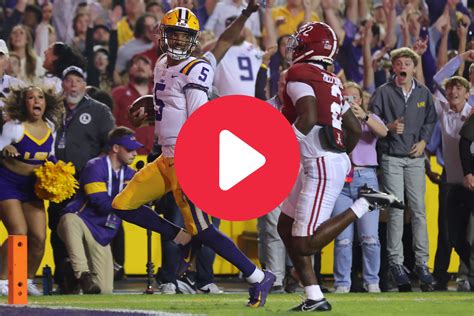 Lsu Upsets Alabama Jayden Daniels Lsu Seal Ot Home Win