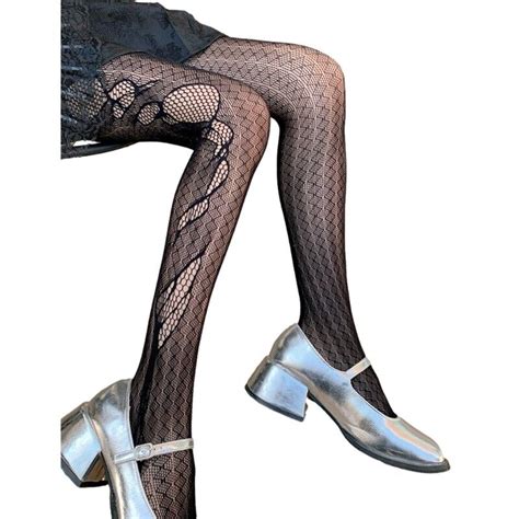 Women Fishnet Long Body Stockings Seamless Fishnet Leggings Pantyhose