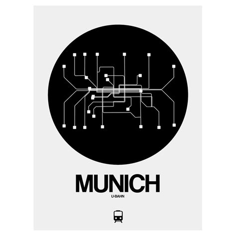 Munich Subway Map (Orange) - Subway City Maps - Touch of Modern