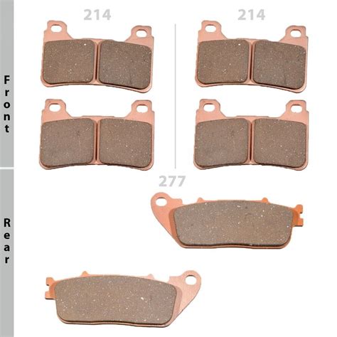 GOLDfren Brake Pads Sintered Front Rear 214 X2 277s3 For Sale Online