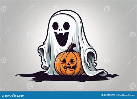 Halloween Pumpkin Head Cartoon Vector Illustration Graphic Design Stock ...