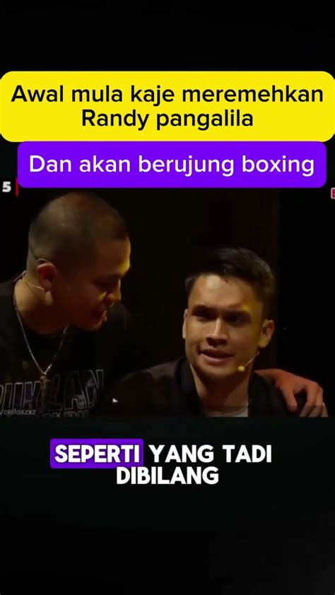 AWAL MULA KAJE MENANTANG RANDY PANGALILA fypシ memes viral boxing