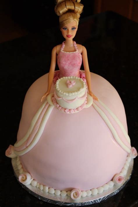 Barbie Doll Cake In 2020 Barbie Cake Barbie Birthday Cake Dress Cake