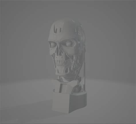 STL Datei Terminator 2 3D MODELL Büste 3D druckbares Modell zum