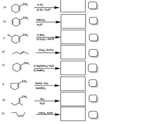 Solved Choose Reactions Below And Draw Complete Mechanism Chegg