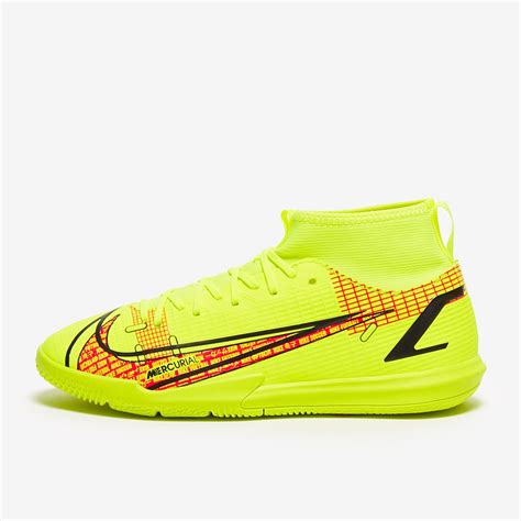 Nike Enfant Mercurial Superfly Viii Academy Ic Volt Noir Carmin