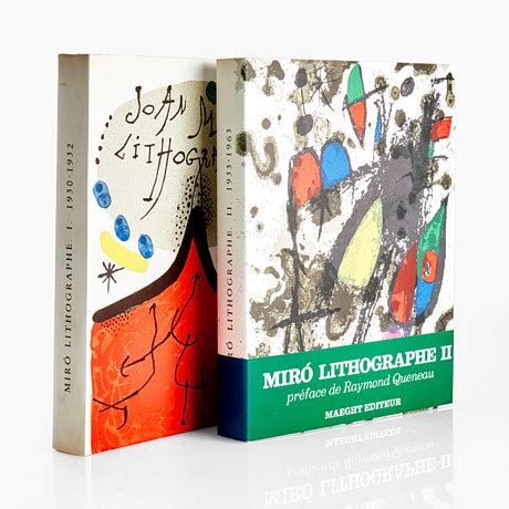 MIRÓ LEIRIS MICHEL MOURLOT FERNAND Joan Miró Lithographe I II