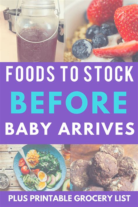 The Ultimate Grocery List For Postpartum Artofit