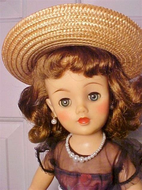 Vintage 1950s Miss Revlon Doll VT20 wearing vintage Cherries à la mode