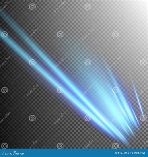 Blue Meteor Or Comet Eps 10 Stock Vector Illustration Of Cosmos