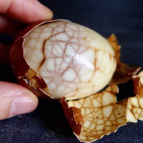 Marbled tea eggs – two versions (茶叶蛋) - Red House Spice