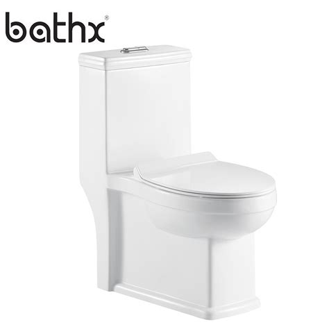 Modern Design Sanitary Ware Dual Flush Bathroom One Piece S Trap