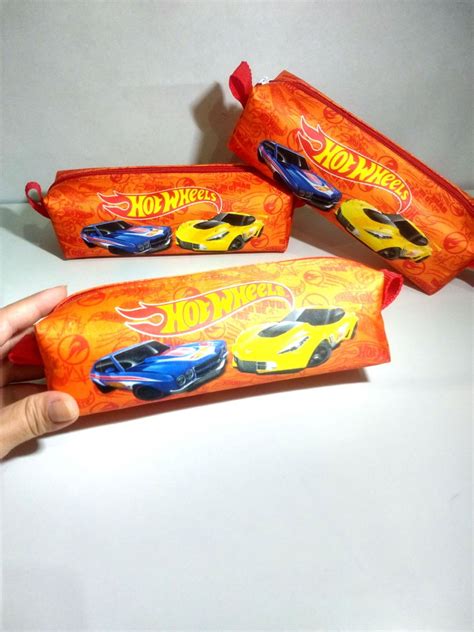 Estojo Box Hot Wheels Laranja Elo Produtos Especiais