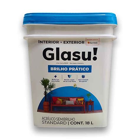 Tinta Acr Lica Standard Glasurit Brilho Lav Vel Semibrilho Branco