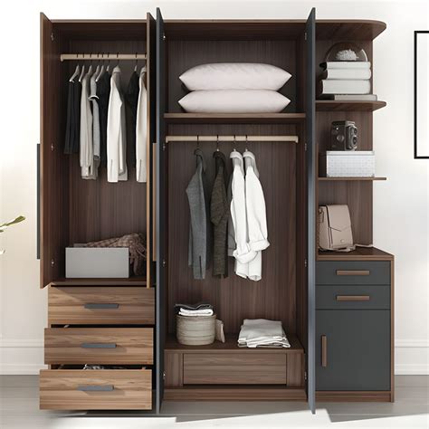 Contemporary Wardrobe Armoire Engineered Wood Wardrobe Closet Armoires And Wardrobes