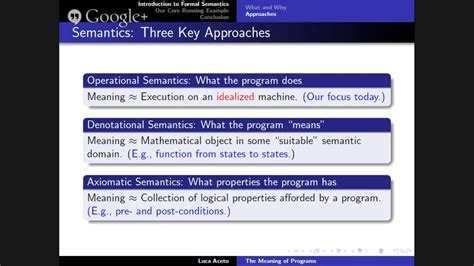 Programming Languages Semantics Youtube