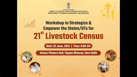 Workshop To Strategize Empower The States Uts For St Livestock