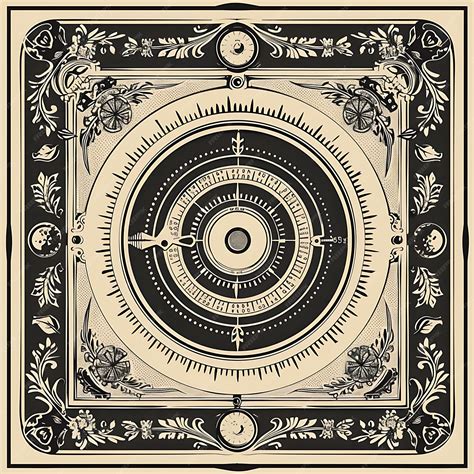 Premium Photo Frame Of Vintage Radio Folk Art With Dial Pattern And