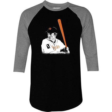 Roy Hobbs Tribute 34 Sleeve Raglan T Shirt M00nshot