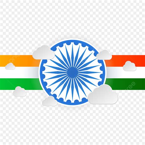 India Tricolor Vector Hd PNG Images Indias Flag Tricolor With Ashok