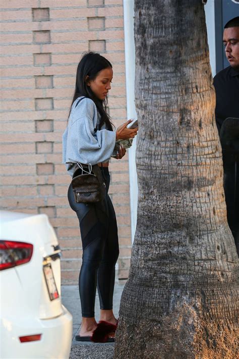 Karrueche Tran Hot In Leggings While Out For Lunch In LA 09 GotCeleb