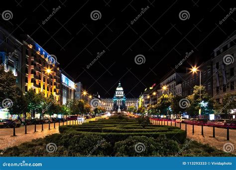 editorial wenceslas square  prague editorial stock photo image
