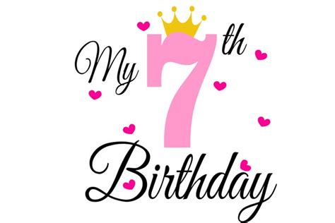 Girl Th Birthday Svg Birthday Princess Svg Th Birthday S