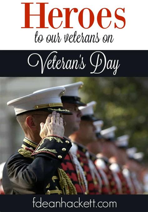 Heroes Ways To Honor Our Veterans This Veteran S Day Foundational