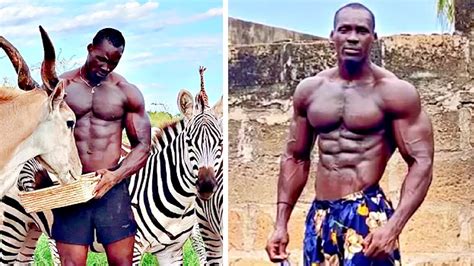 No Gym No Protein No Steroids African Village FREAK Mr Wad YouTube