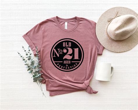 21 Aged To Perfection Tee 21st Birthday T 21st Birthday Etsy 21st Birthday Shirts