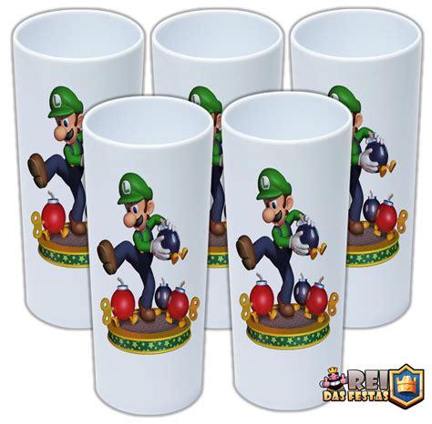 Copo Long Drink Super Mario Bros Elo Produtos Especiais