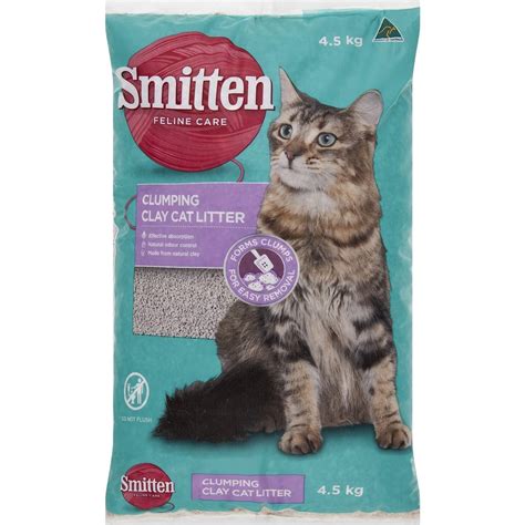 Smitten Cat Litter Clay Clumping 4 5kg Woolworths