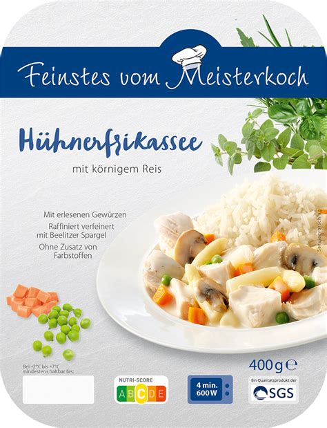 Hühnerfrikassee mit körnigem Reis 400 g Feinstes vom Meisterkoch