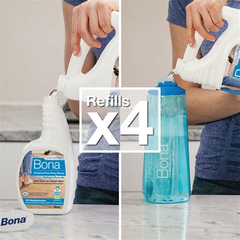 Bona Powerplus Hardwood Floor Deep Cleaner Refill Wm