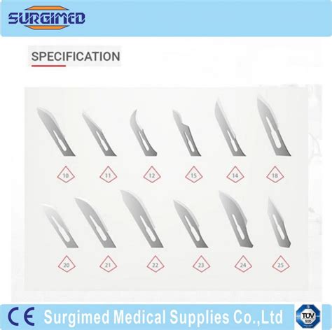 Medical Stainless Carbon Steel Surgical Blade High Quality Medical