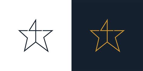 Modern and simple 4 star logo 20274378 Vector Art at Vecteezy