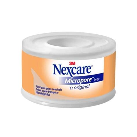 Fita Micropore Nexcare Bege Mm X M Fita Microporosa Magazine Luiza