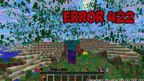 Minecraft error 422 проклятая версия YouTube