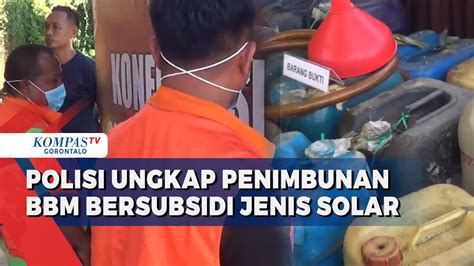 Polisi Ungkap Penimbunan Bbm Bersubsidi Jenis Solar Dua Pelaku