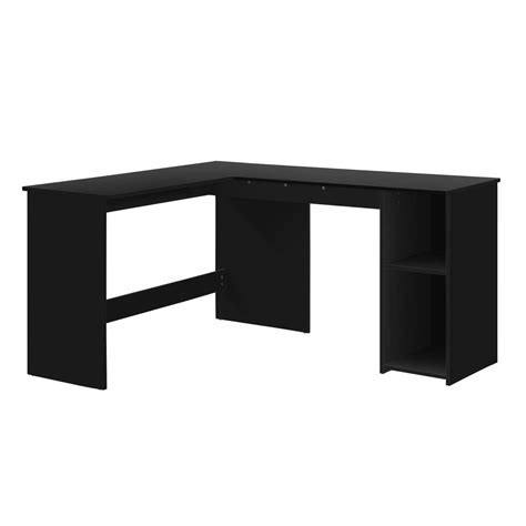 Garrett Study Corner Desk Home Office L Shaped 145x120 Black Bunnings