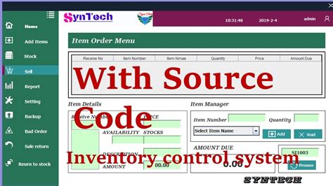 Java Inventory Management System With Source Code Youtube