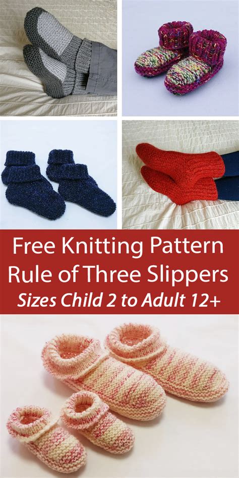 Free Slippers Knitting Pattern For Easiest Garter Stitch Slippers