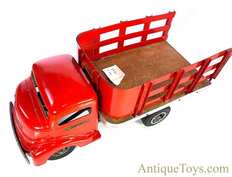 Original Smith Miller Inc Smitty Toys” Wooden Bed Stake Truck Sold