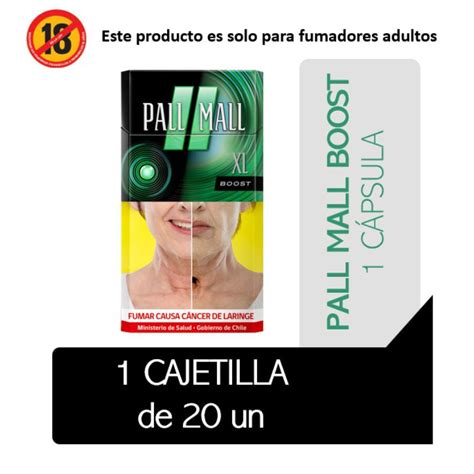 Cigarrillos Pall Mall Xl Boost Verde 20 Unid A Domicilio Ayf