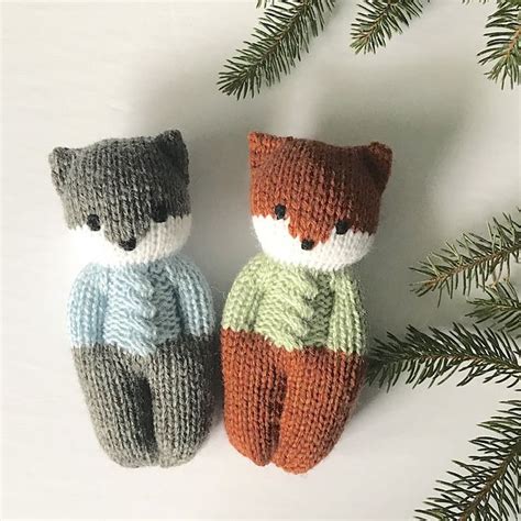 Forest Friends Dolls Pattern By Esther Braithwaite Knitted Dolls