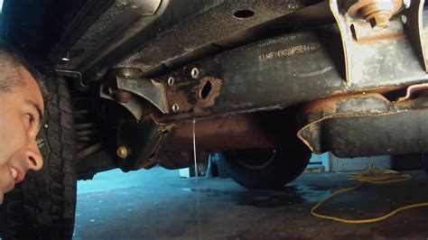 Jeep Wrangler Drill Frame Drain Holes Tj Youtube