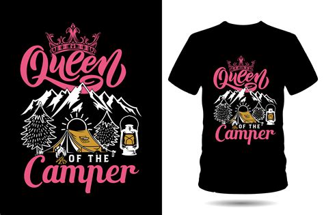 Queen Of The Campfire Tshirt Design Graphic By Sahirtshirt · Creative Fabrica