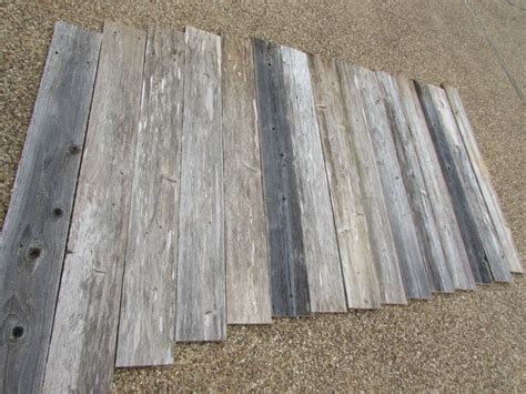 Reclaimed Old Fence Wood Boards 15 Fence Boards 48 Inch Length Weathered Barn Wood Planks