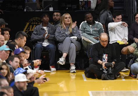 Adele And Rich Paul Attend La Lakers Game Popsugar Celebrity Uk