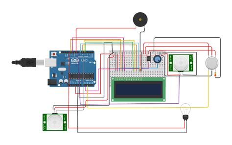 Circuit Design Smart Home System 2 Tinkercad